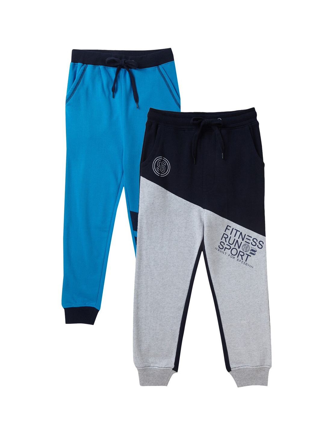 

Cub McPaws Boys Pack Of 2 Cotton Straight-Fit Joggers, Blue