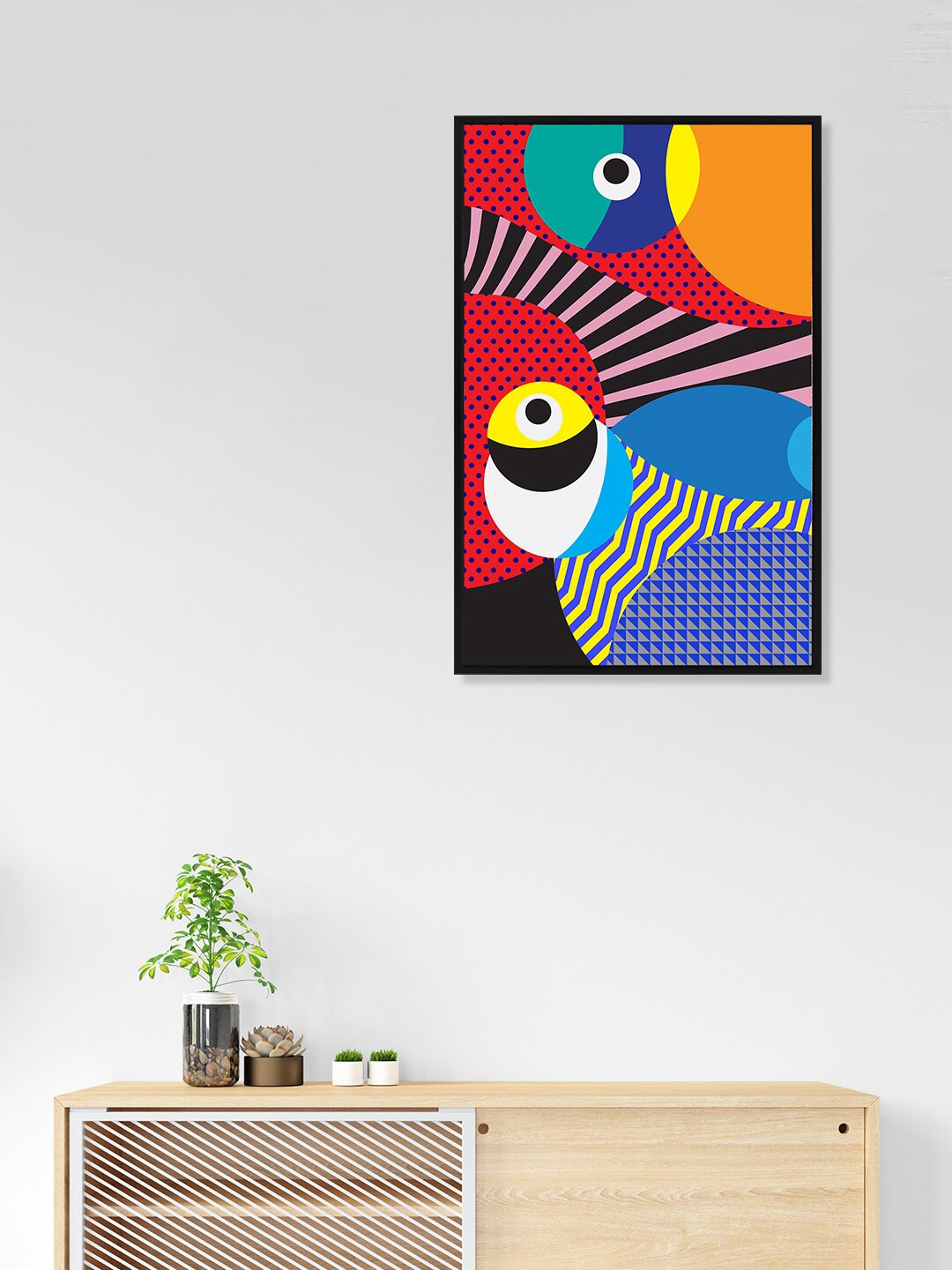 

nest ART Red & Blue Paper Plane Print Quotes Framed Wall Art