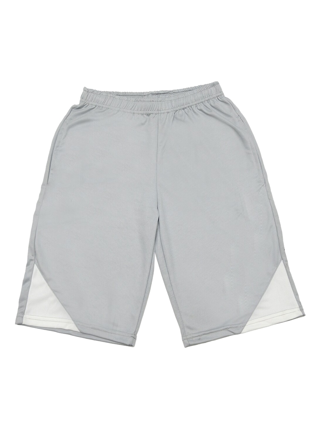 

TINY HUG Boys Grey Mid-Rise Regular Shorts