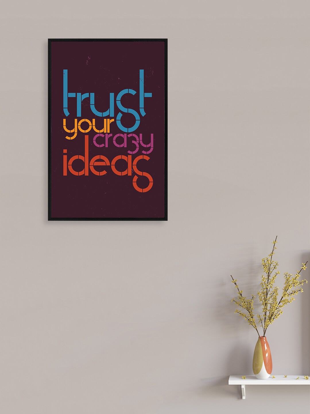 

nest ART Multi Paper Plane Print Quotes Framed Poster Wall Art