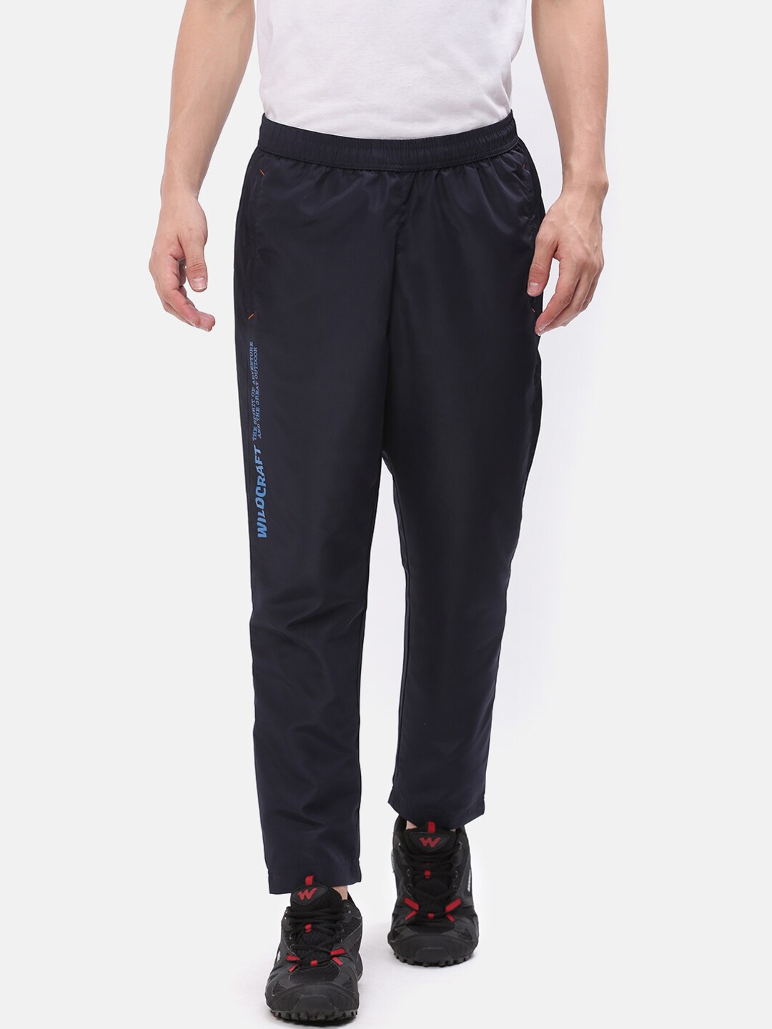 

Wildcraft Men Navy Blue Solid Track Pants
