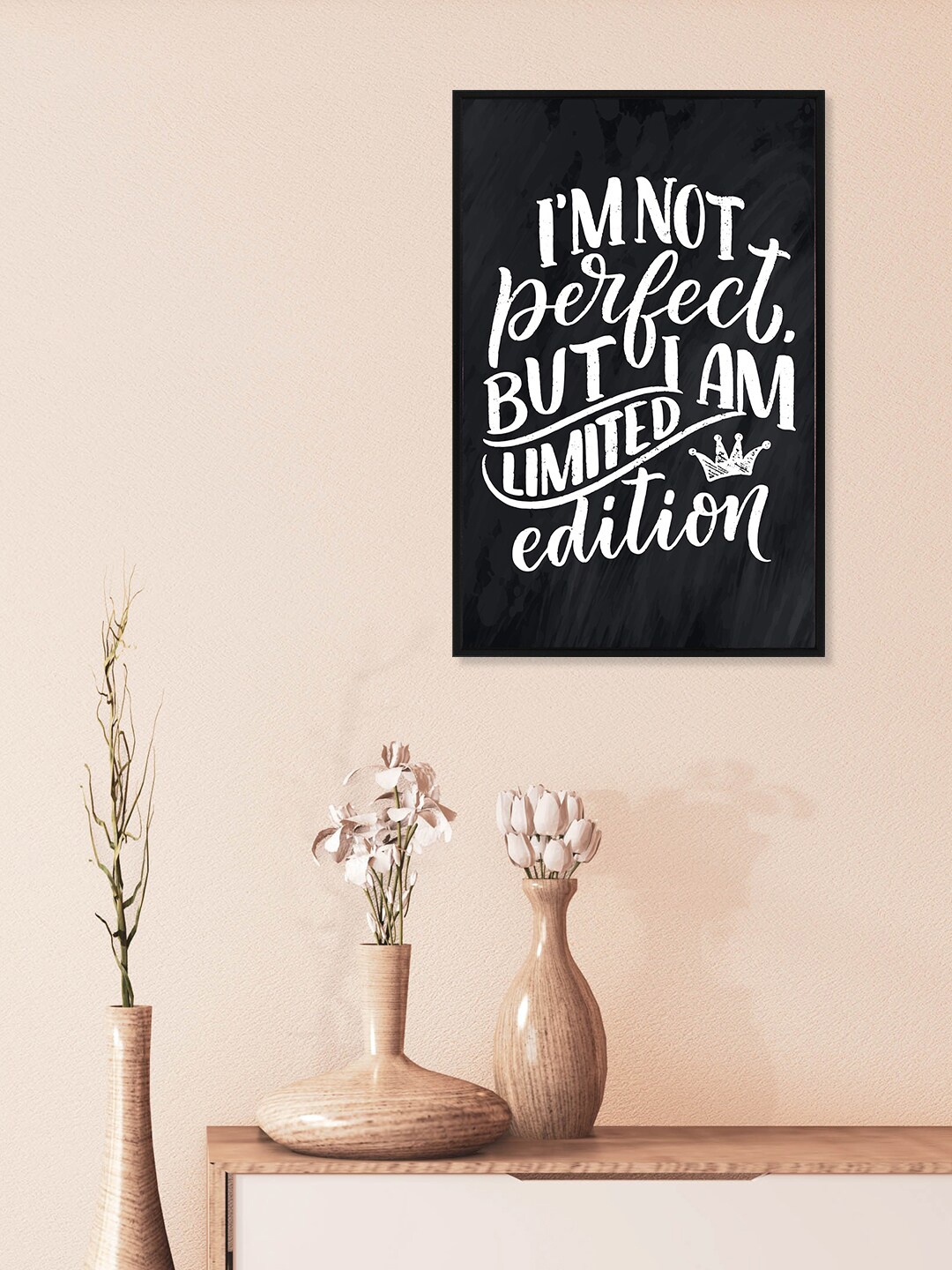 nest ART Black & White Paper Plane Print Quotes Synthetic Framed Wall Art
