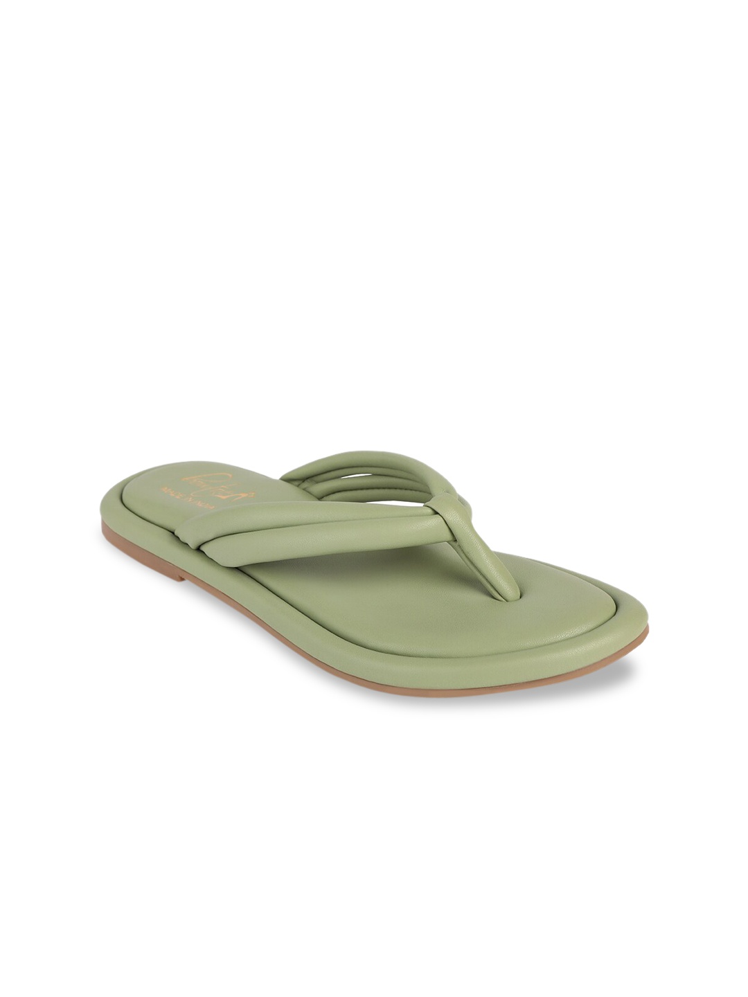 

Bowtoes Women Green Open Toe Flats