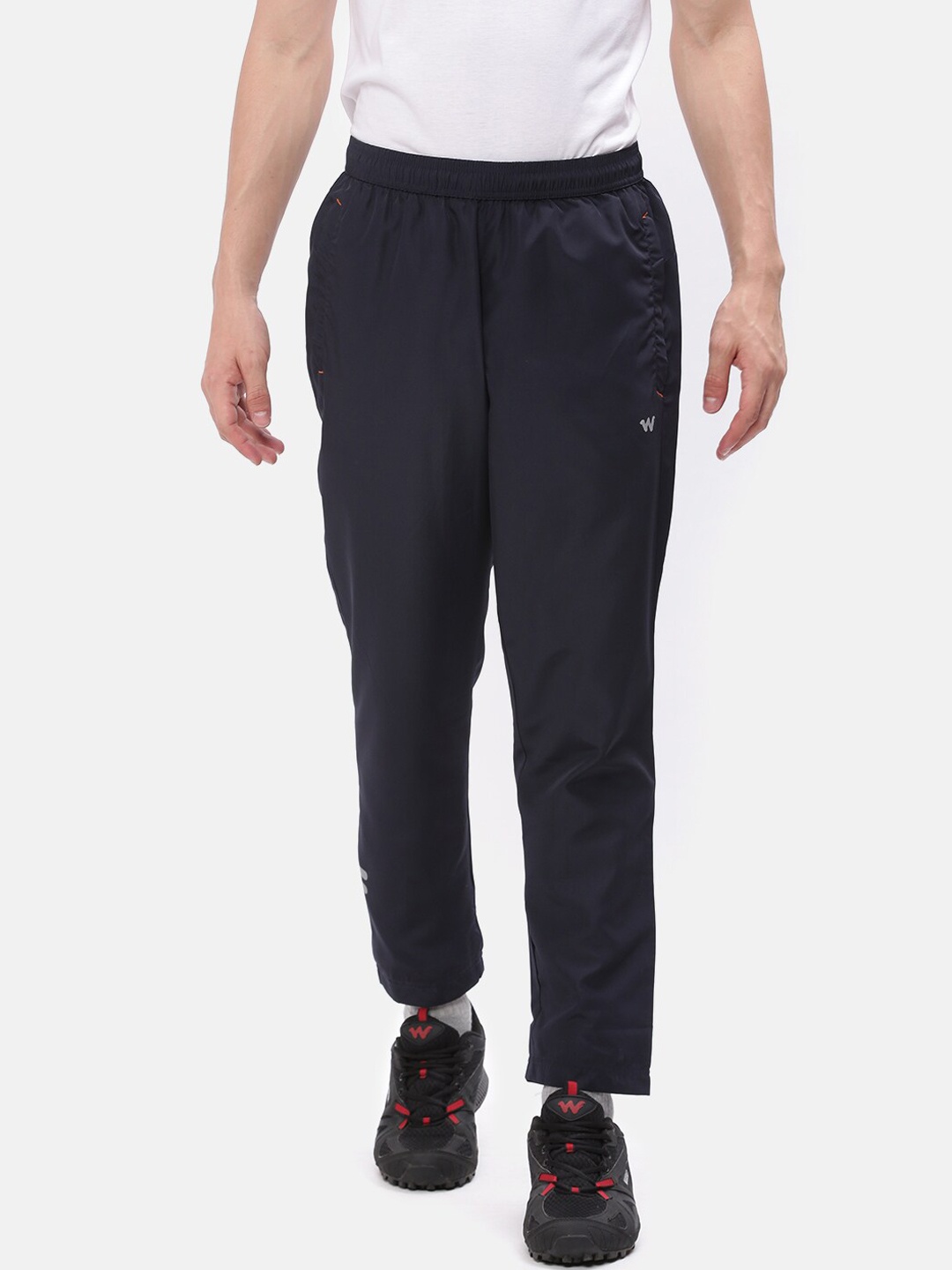

Wildcraft Men Navy Blue Solid Track Pants