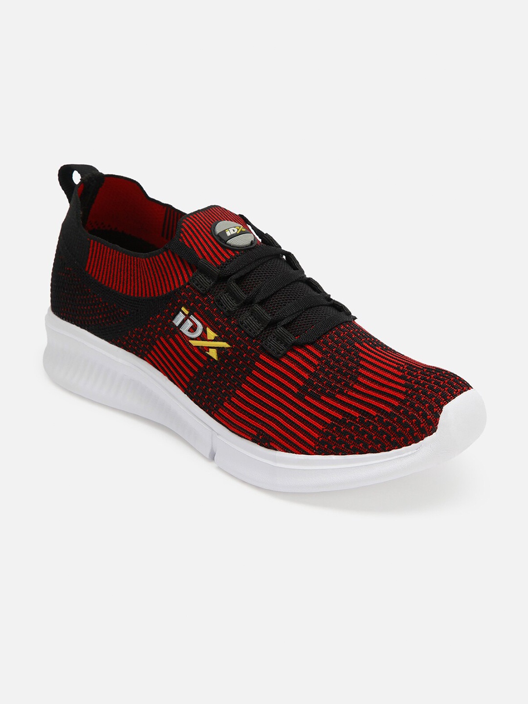 

iD Men Black & Red Lace Up Sports Shoes