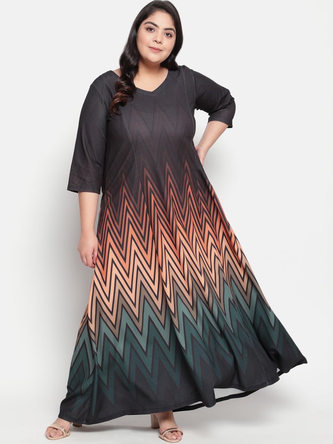 

Amyduss Women Plus Size Black A-Line Dress