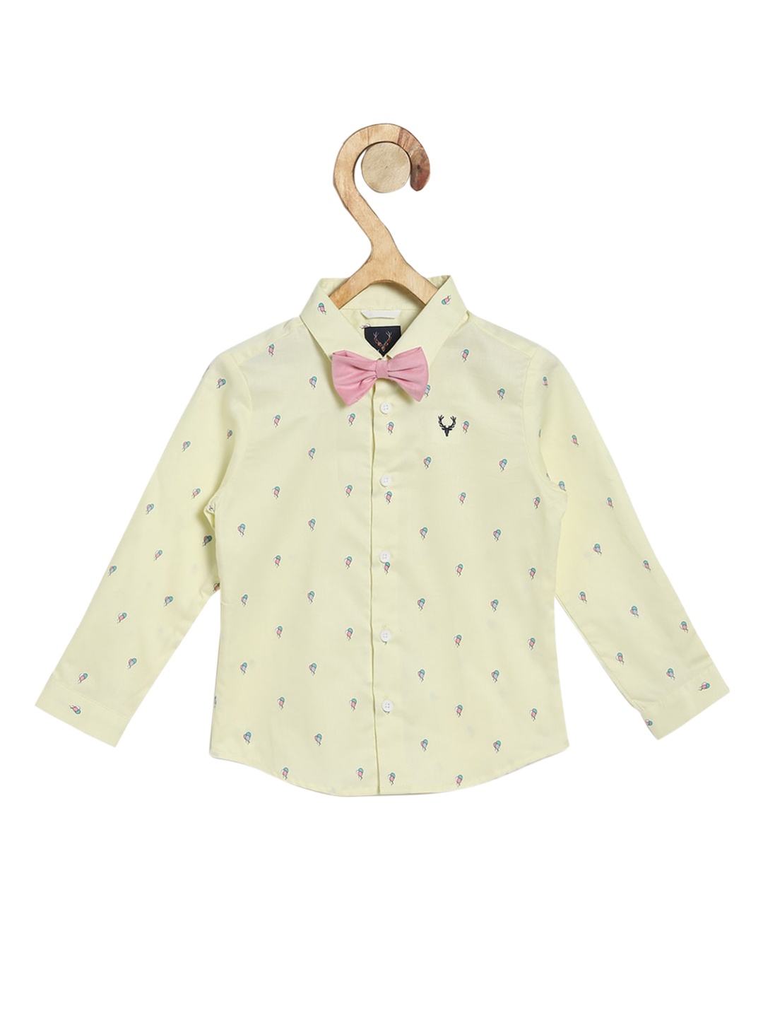 

Allen Solly Junior Boys Yellow Printed Casual Shirt