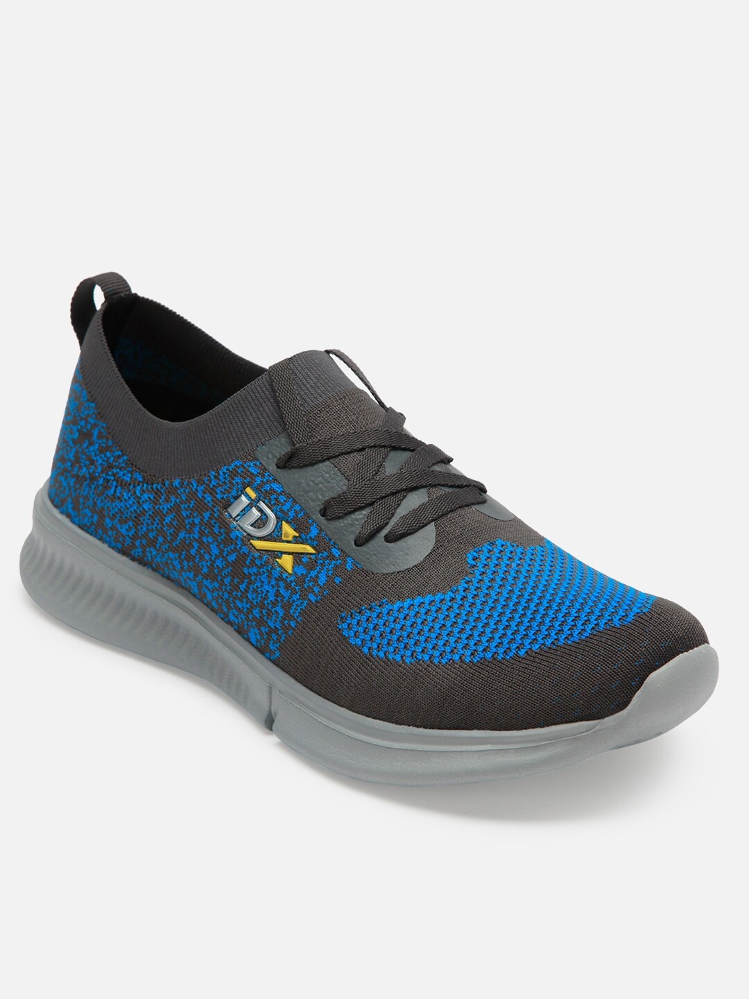 

iD Men Grey Lace Up Sports Shoes