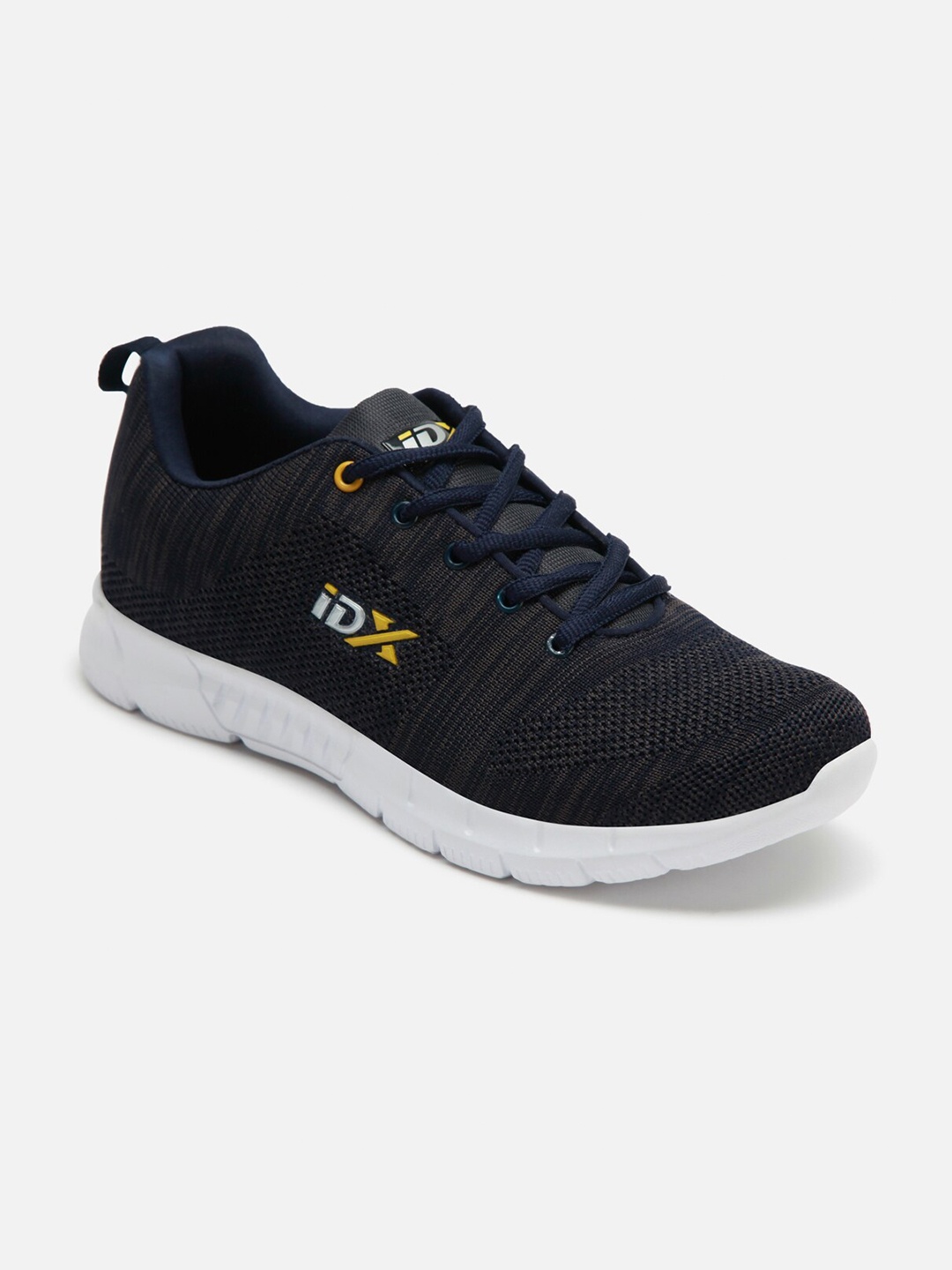 

iD Men Navy Lace Up Sports Shoes, Navy blue