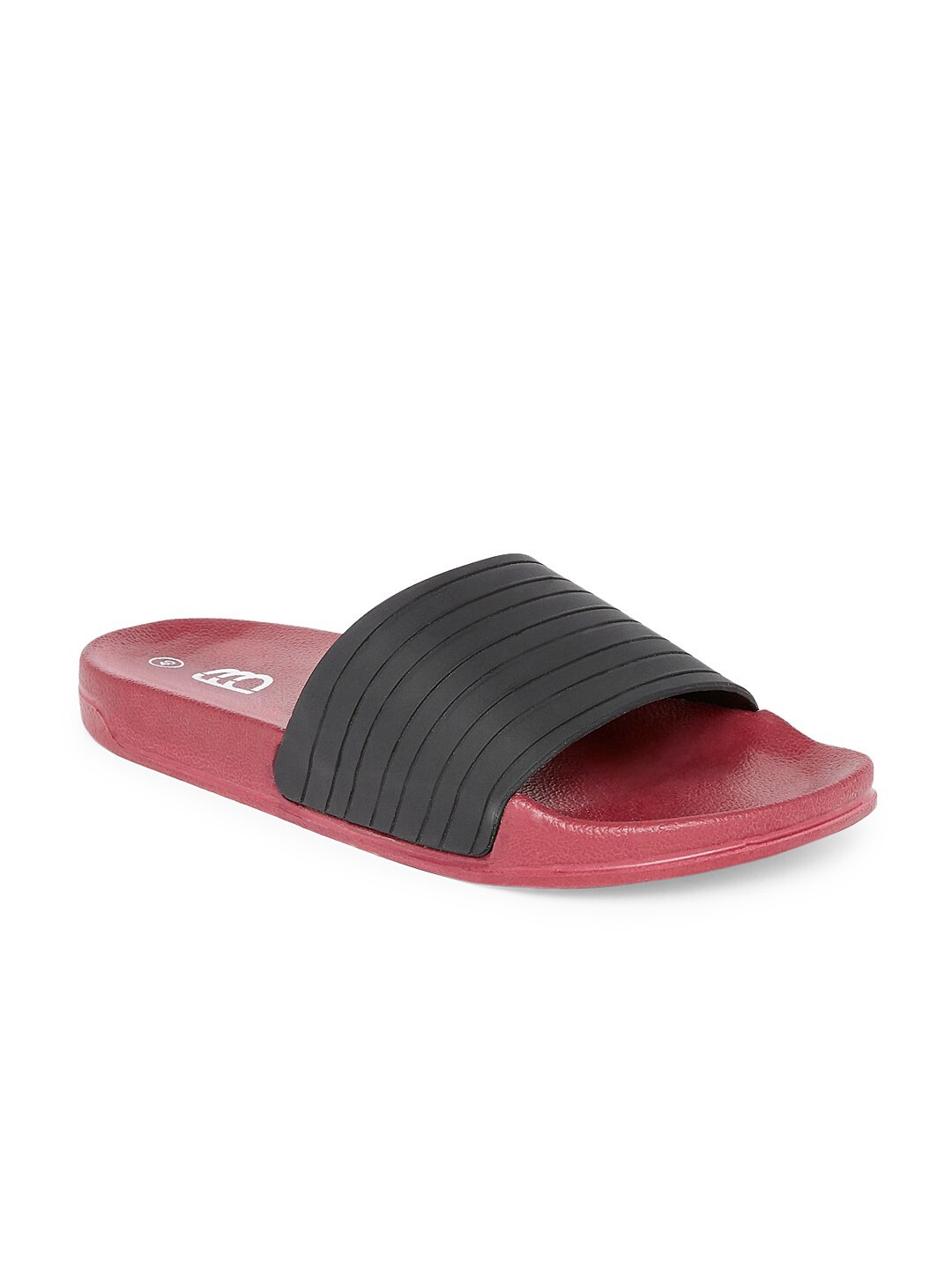

Ajile by Pantaloons Men Black & Pink Sliders