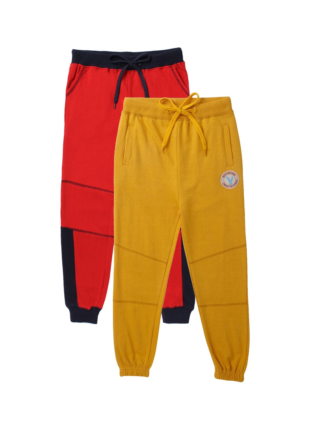 

Cub McPaws Boys Pack Of 2 Cotton Straight-Fit Joggers, Red