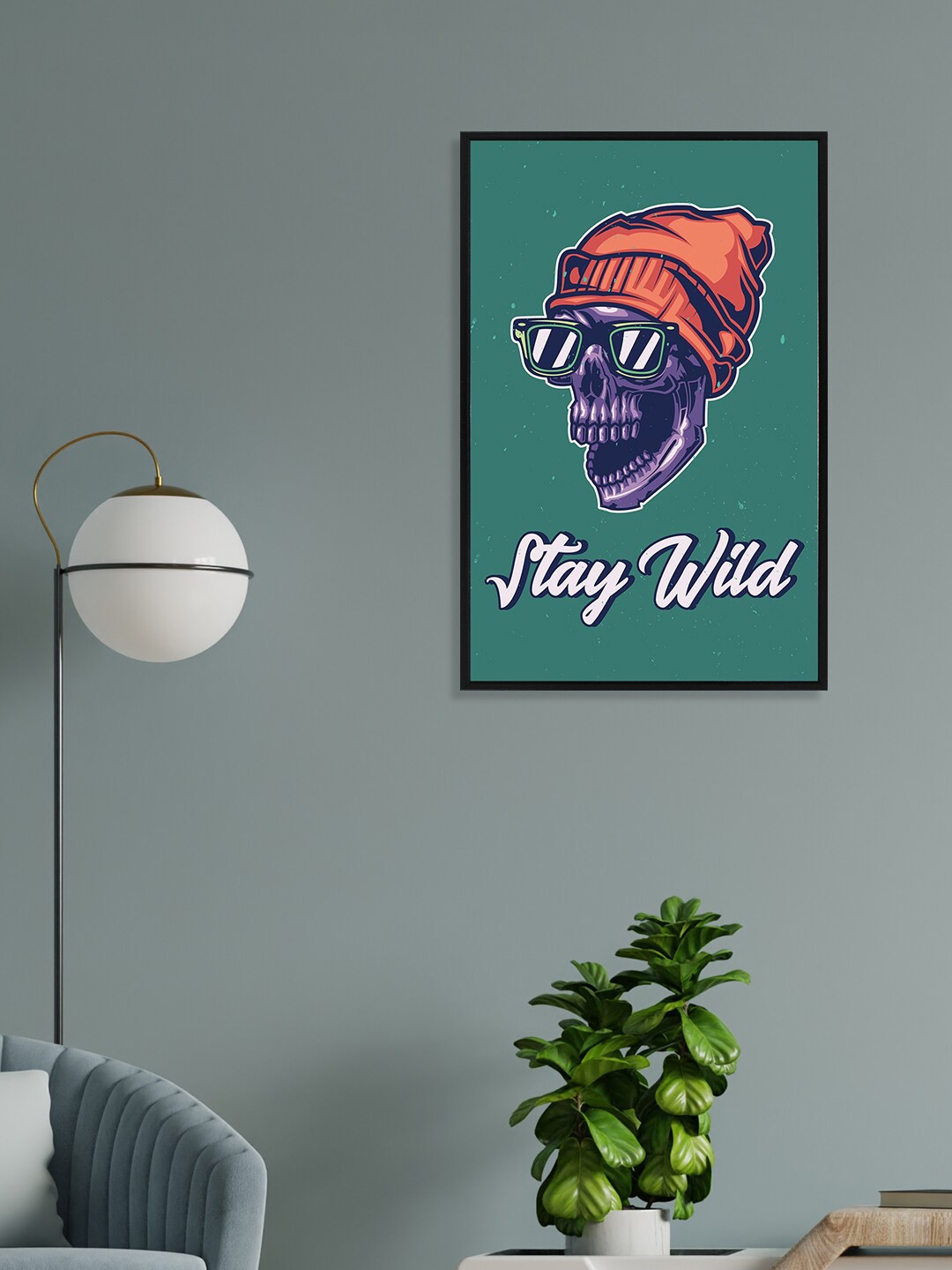 

nest ART Teal Green & Purple Quotes Printed Framed Wall Art