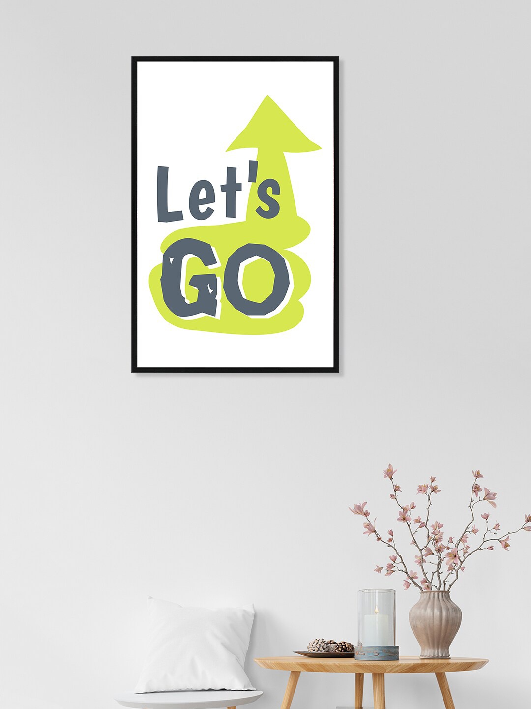 

nest ART White & Green Paper Plane Print Quotes Framed Poster Wall Art