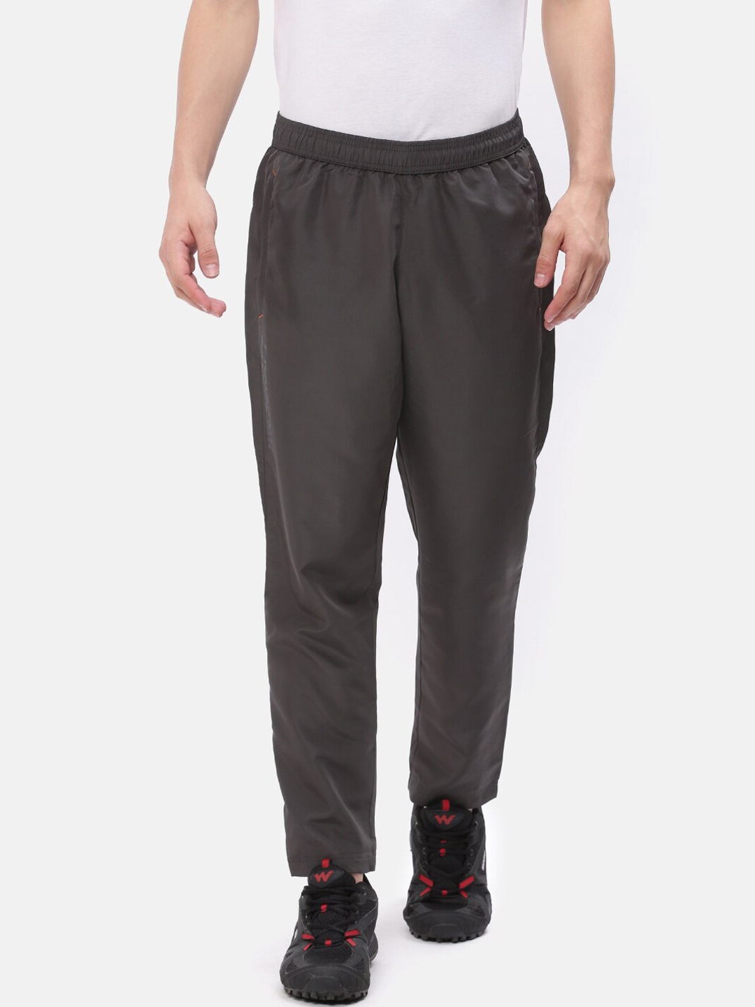 

Wildcraft Men Charcoal Grey Solid Track Pants
