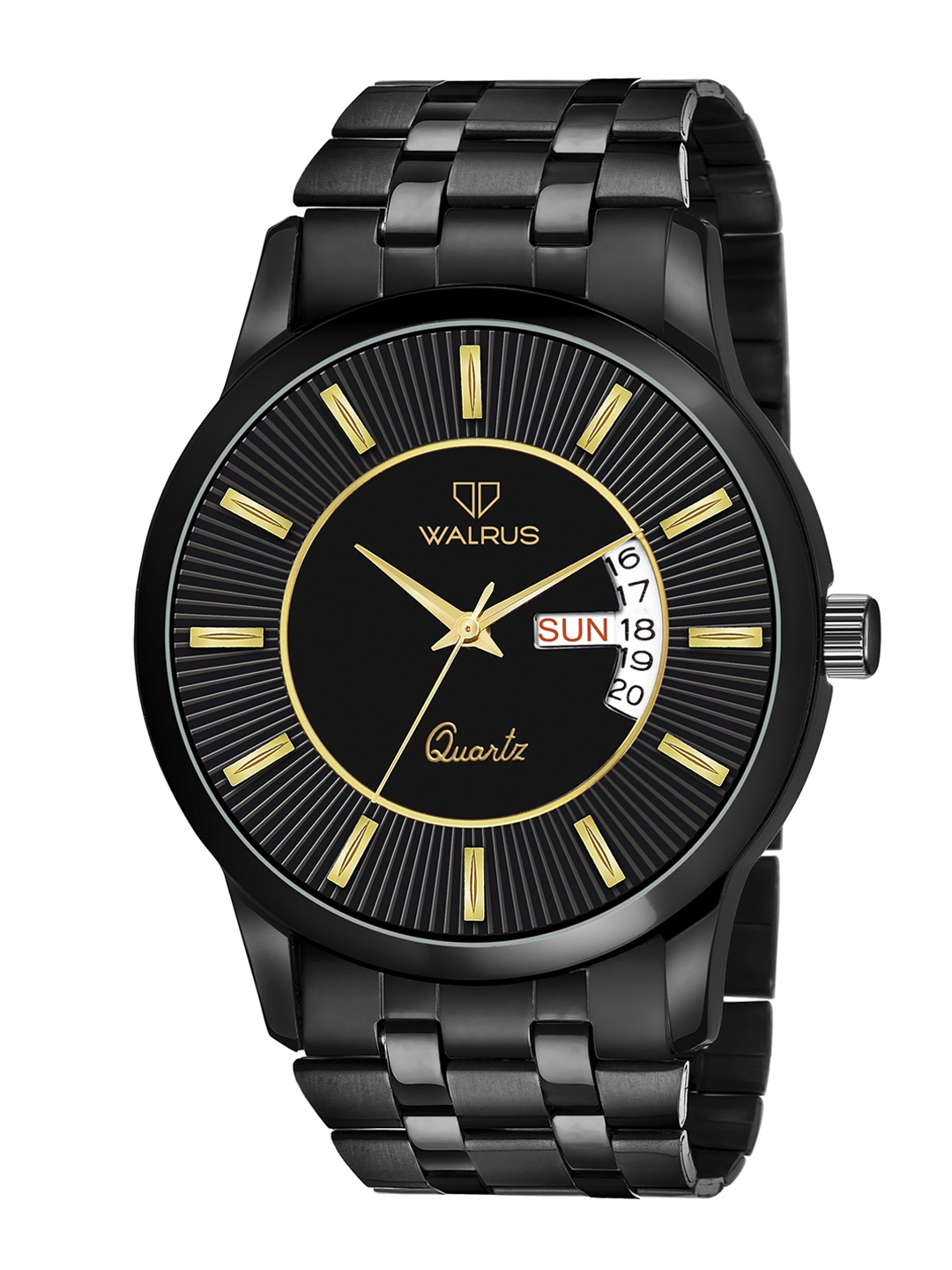 

Walrus Men Black Brass Dial & Stainless Steel Analogue Watch - WWTM-CLASSIC-III-020202