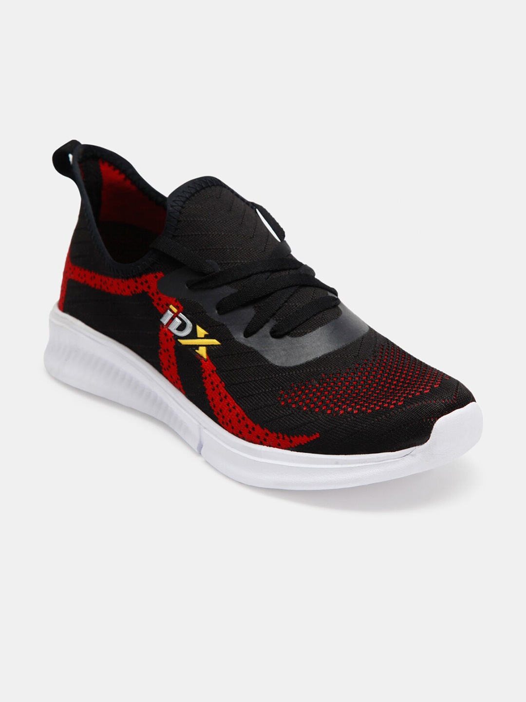 

iD Men Black & Red Lace Up Sports Shoes