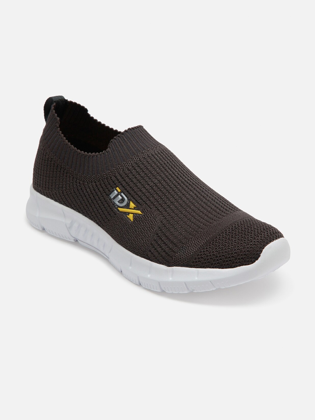 

ID Men Grey Solid Running Non-Marking Shoes