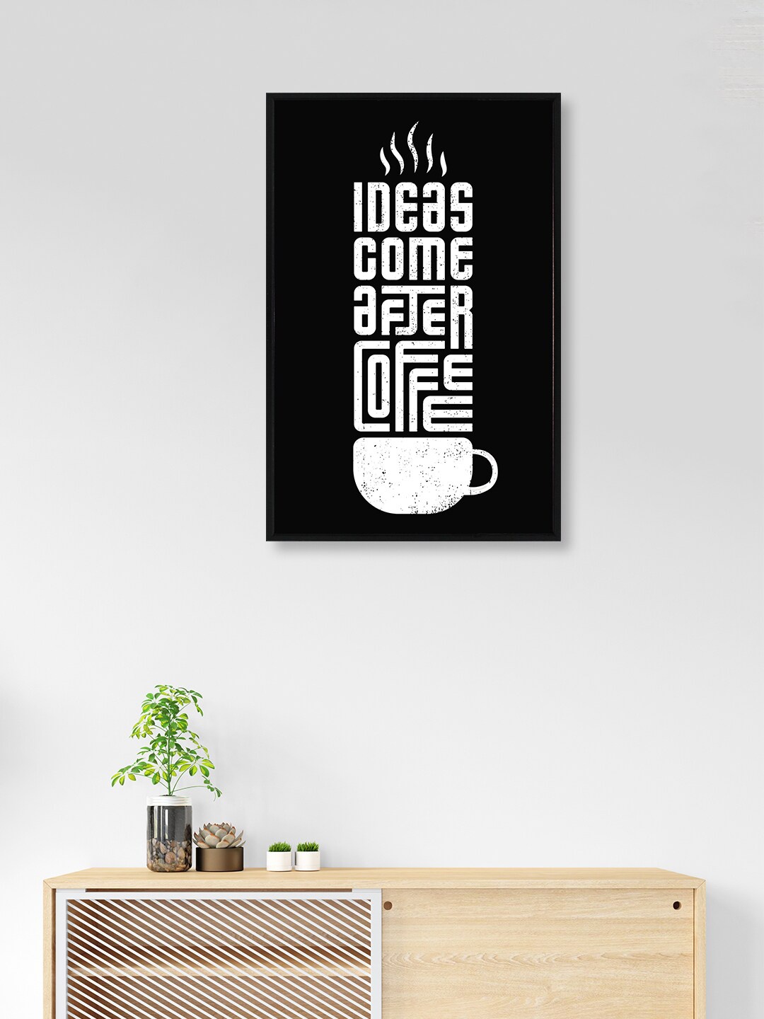

nest ART Black & White Paper Plane Print Quotes Framed Poster Wall Art