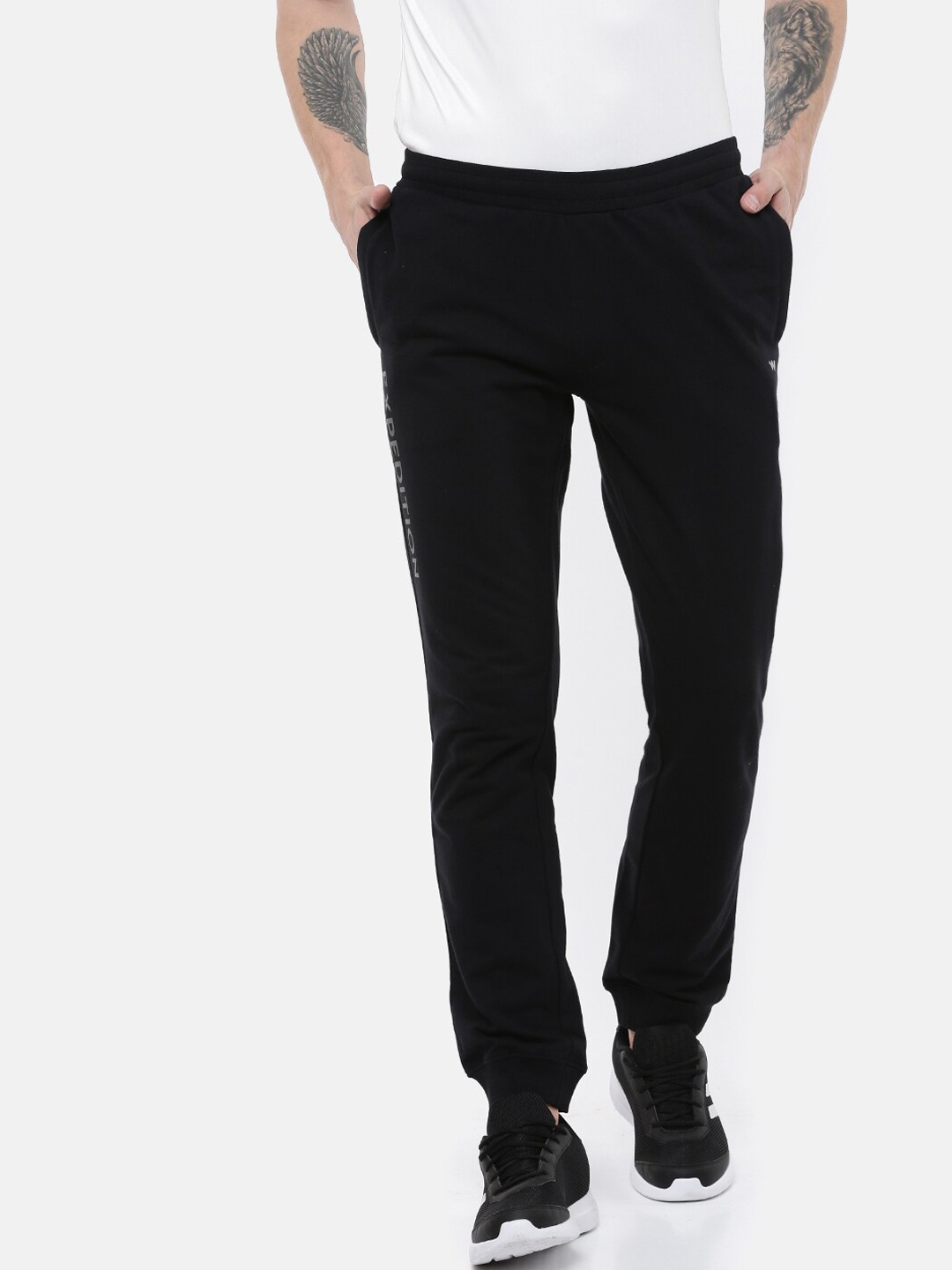 Wildcraft Men Black Solid Joggers