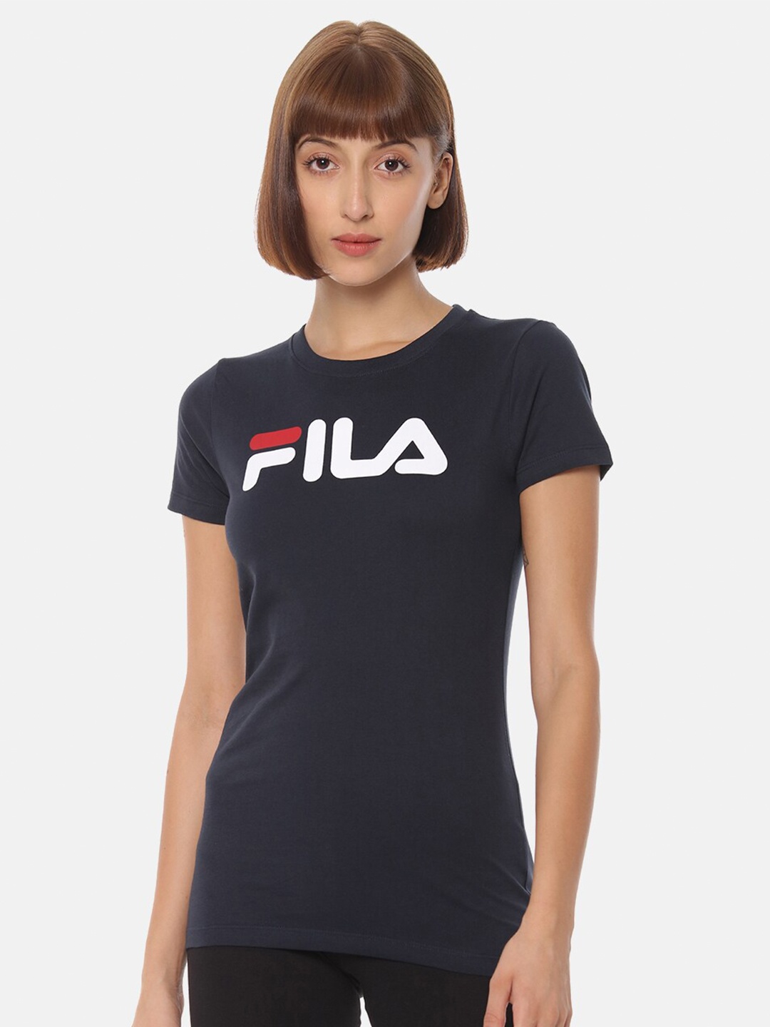 

FILA Blue Brand Logo Regular Cotton Top