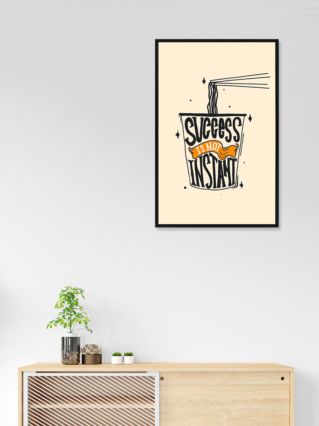 

nest ART Off-White & Black Paper Plane Print Quotes Framed Poster Wall Art