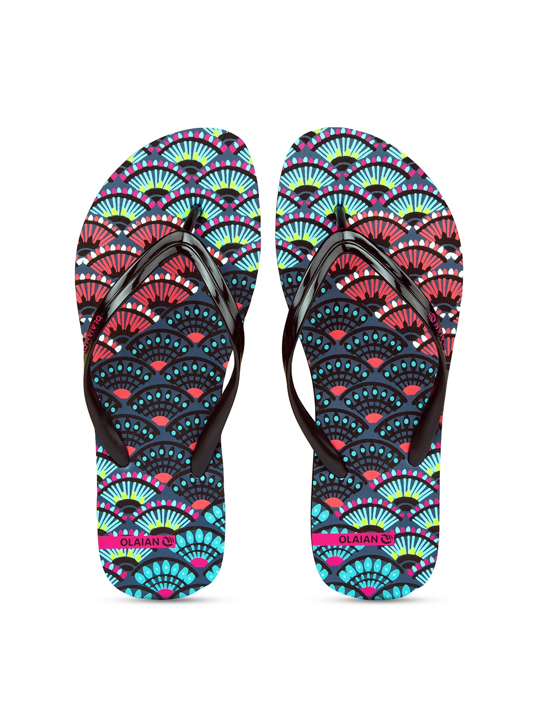 

OLAIAN By Decathlon Women Multi Printed Quickdry Thong Flip-Flops
