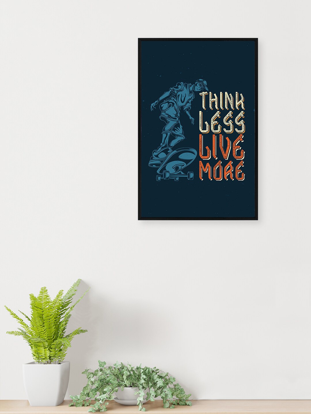 

nest ART Blue & Orange Paper Plane Print Quotes Synthetic Framed Wall Art