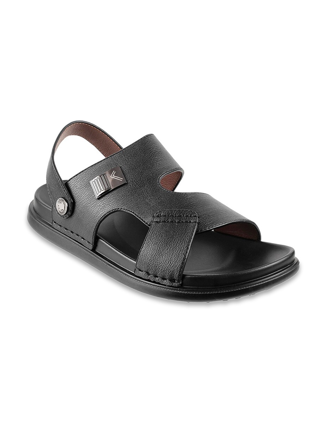

DAVINCHI Men Black Ethnic Comfort Sandals