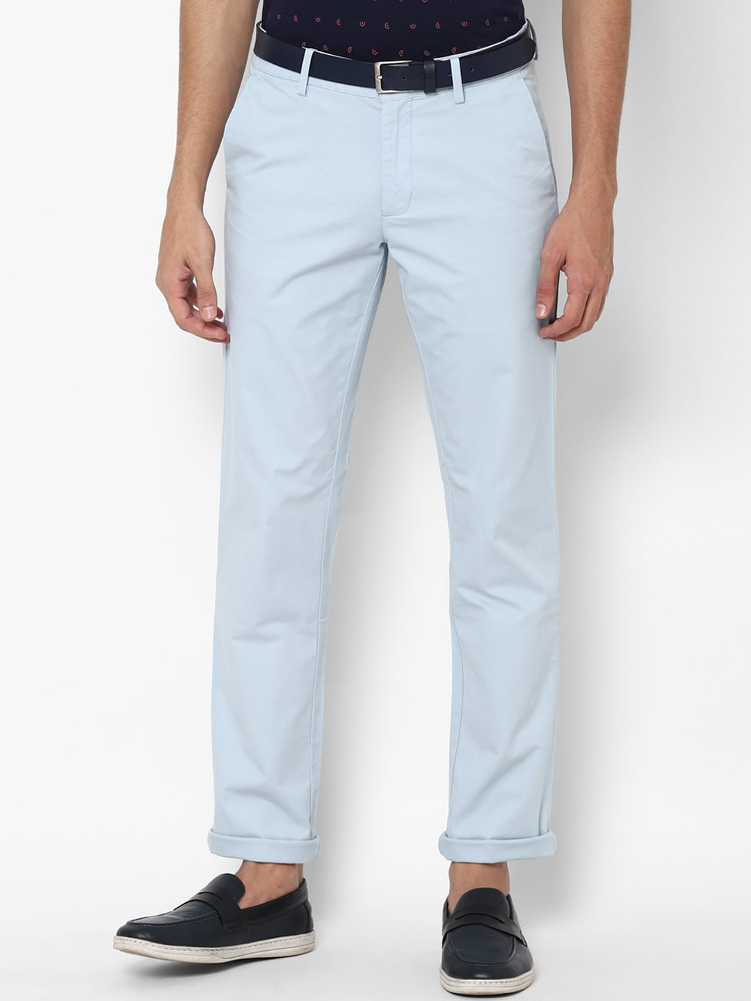 

Allen Solly Men Blue Slim Fit Chinos Trousers