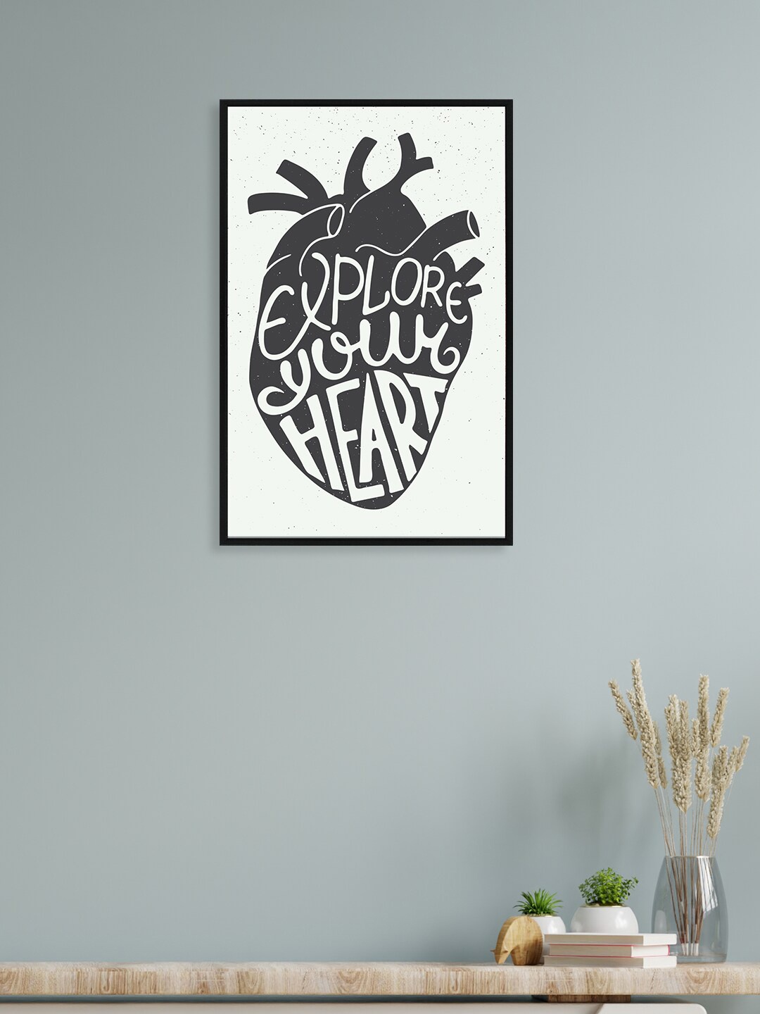 

nest ART Off-White & Black Paper Plane Print Quotes Framed Wall Art