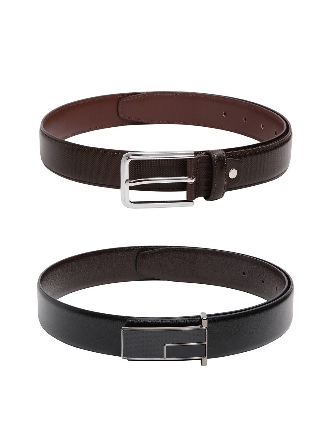 

CRUSSET Men Brown & Black Solid Accessory Gift Set