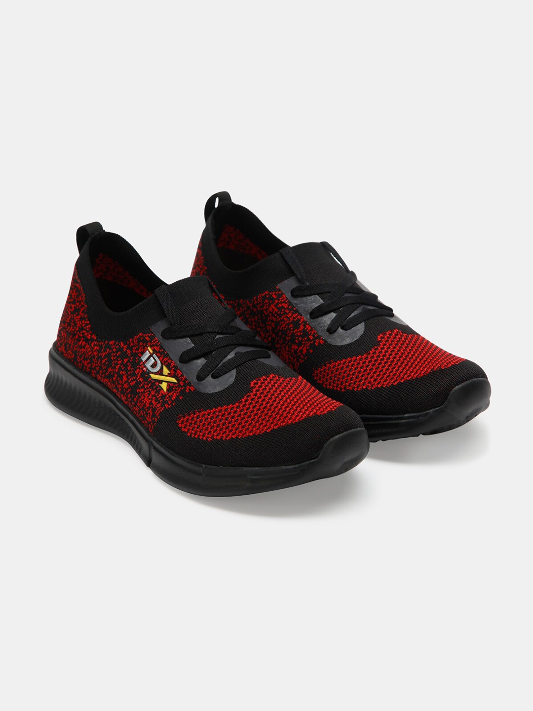 

iD Men Black & Red Lace Up Sports Shoes