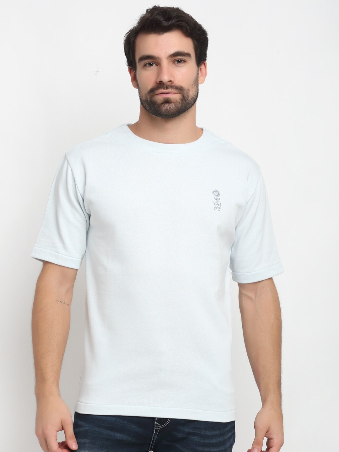 

Bhaane Men White T-shirt