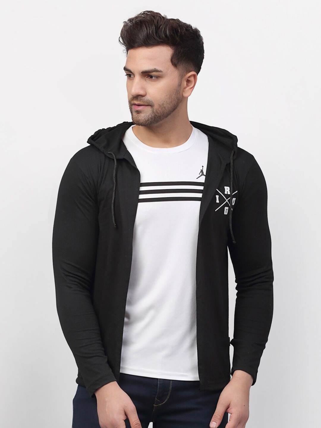 

Rigo Men Hooded Bomber Jacket, Black