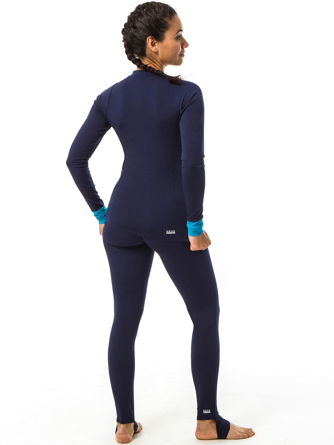 

Nabaiji By Decathlon Women Navy Blue Una Ryma Swimming Top