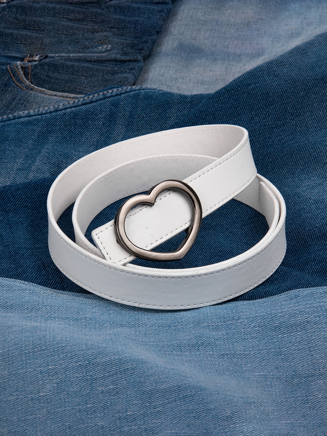 Kastner Women White Textured Belt