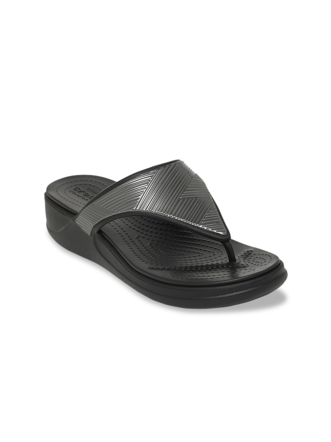

Crocs Monterey Black Wedge