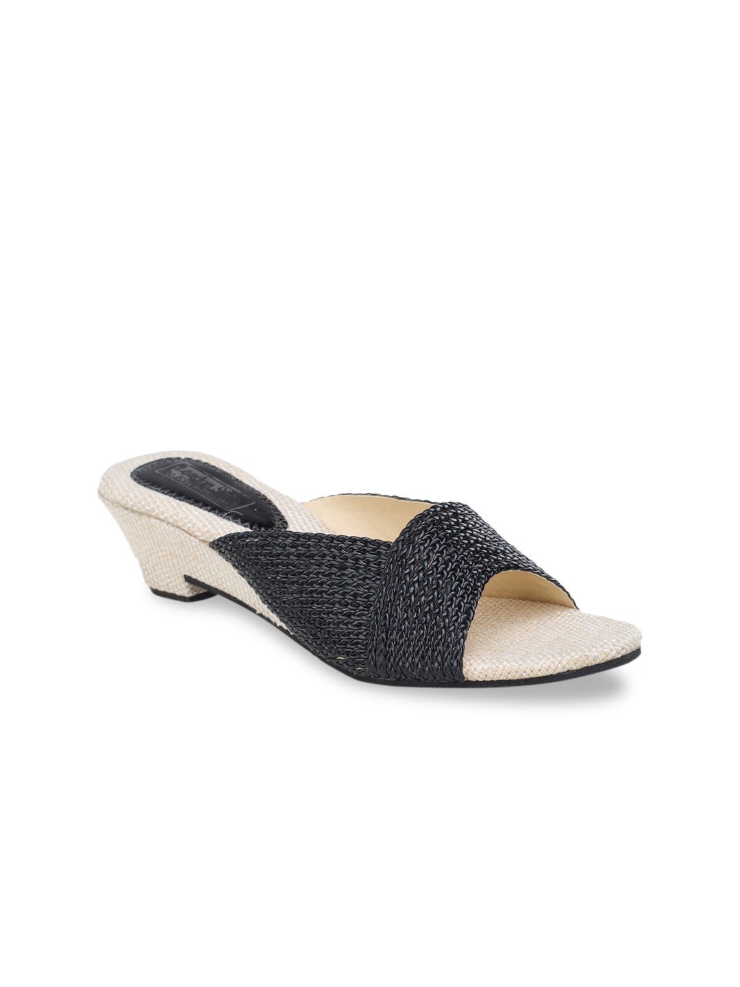 

LONDON STEPS Black Block Mules