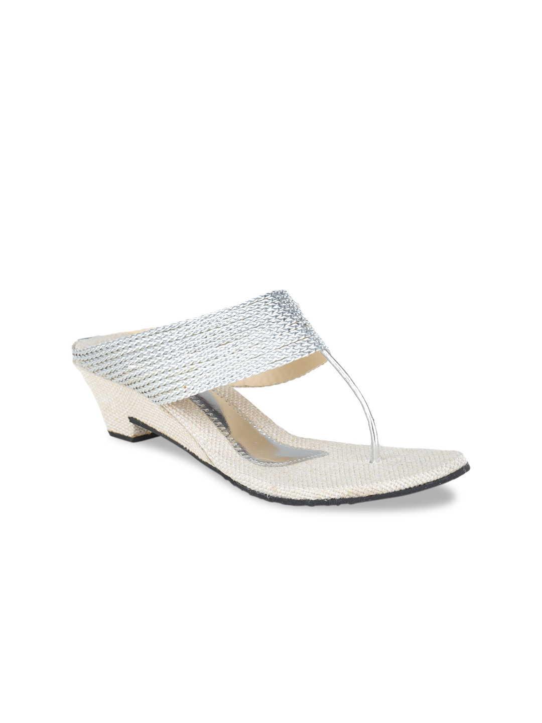 

LONDON STEPS Silver-Toned Wedges