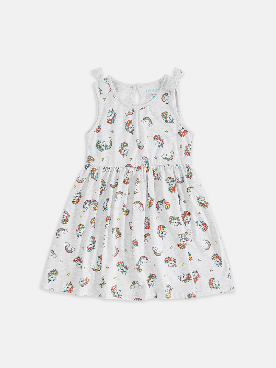 

Pantaloons Junior Grey Melange Unicorn Dress