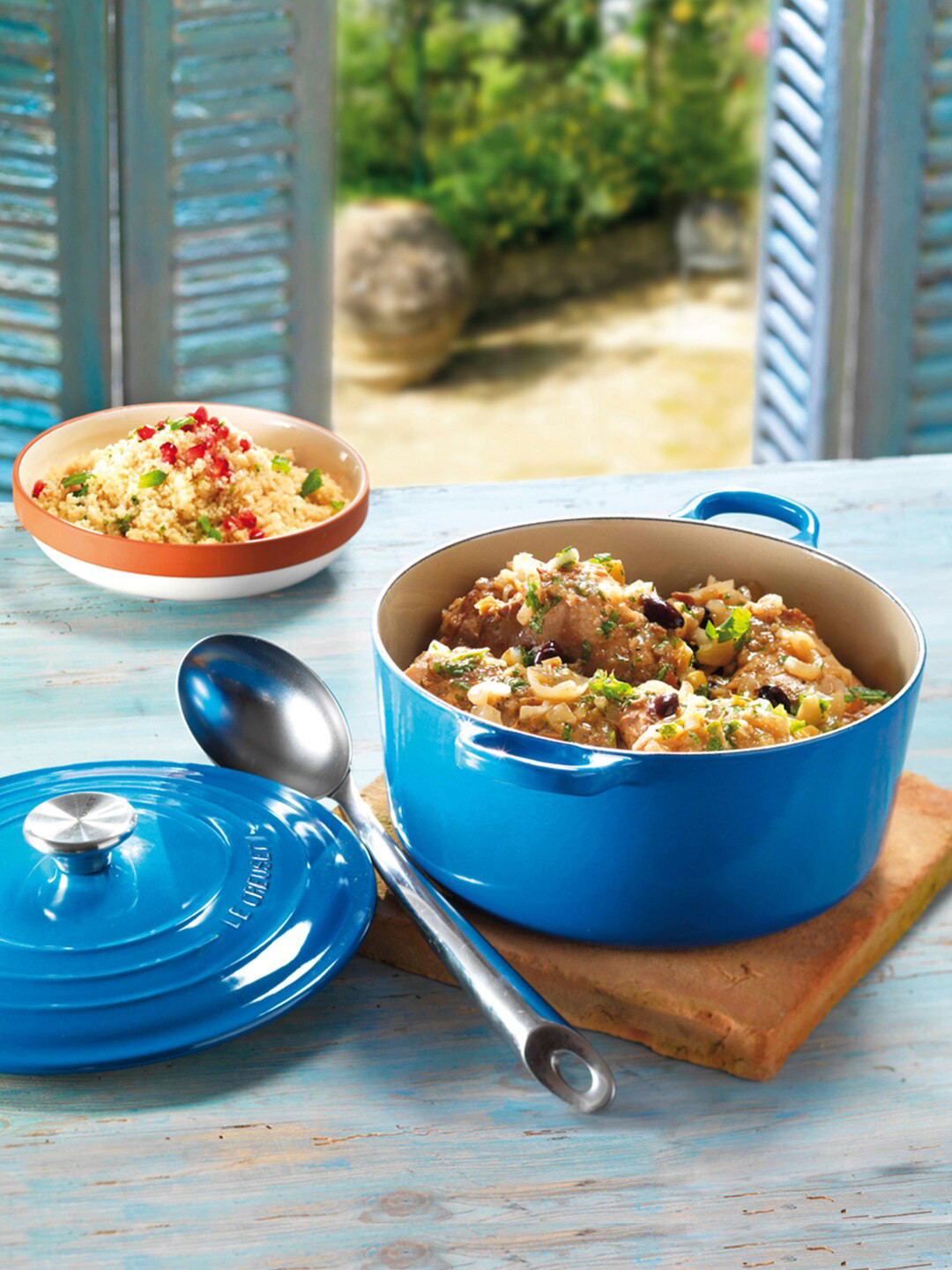 

LE CREUSET Blue Signature Round Casserole 24 cm