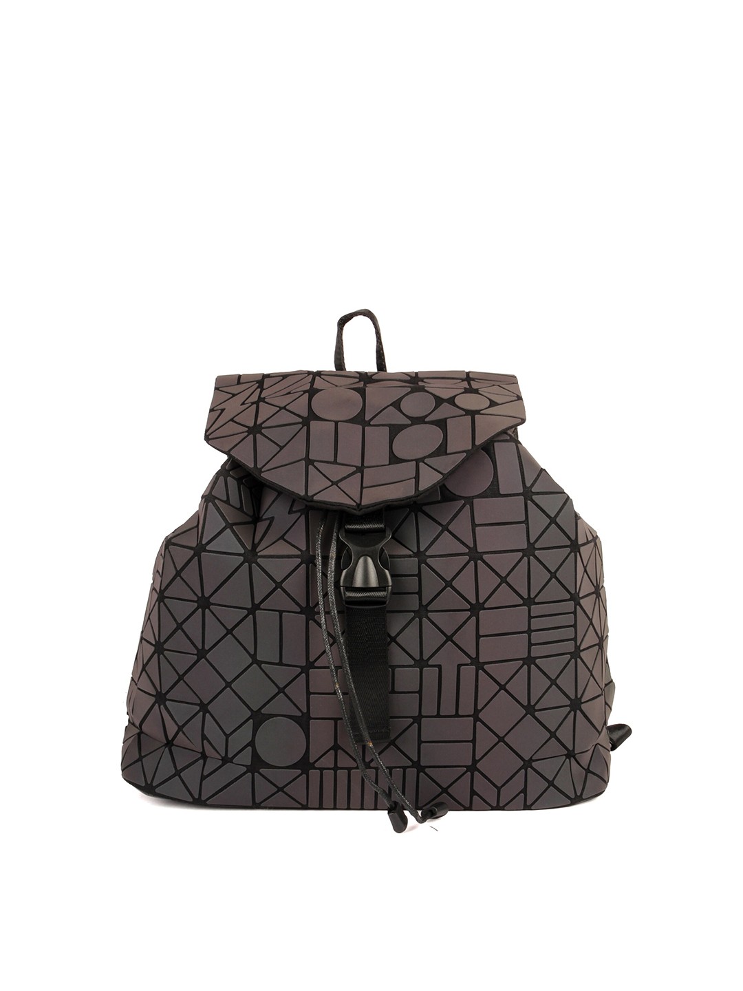 

BAOMI Geometric Range Grey Color Soft One Size Handbag