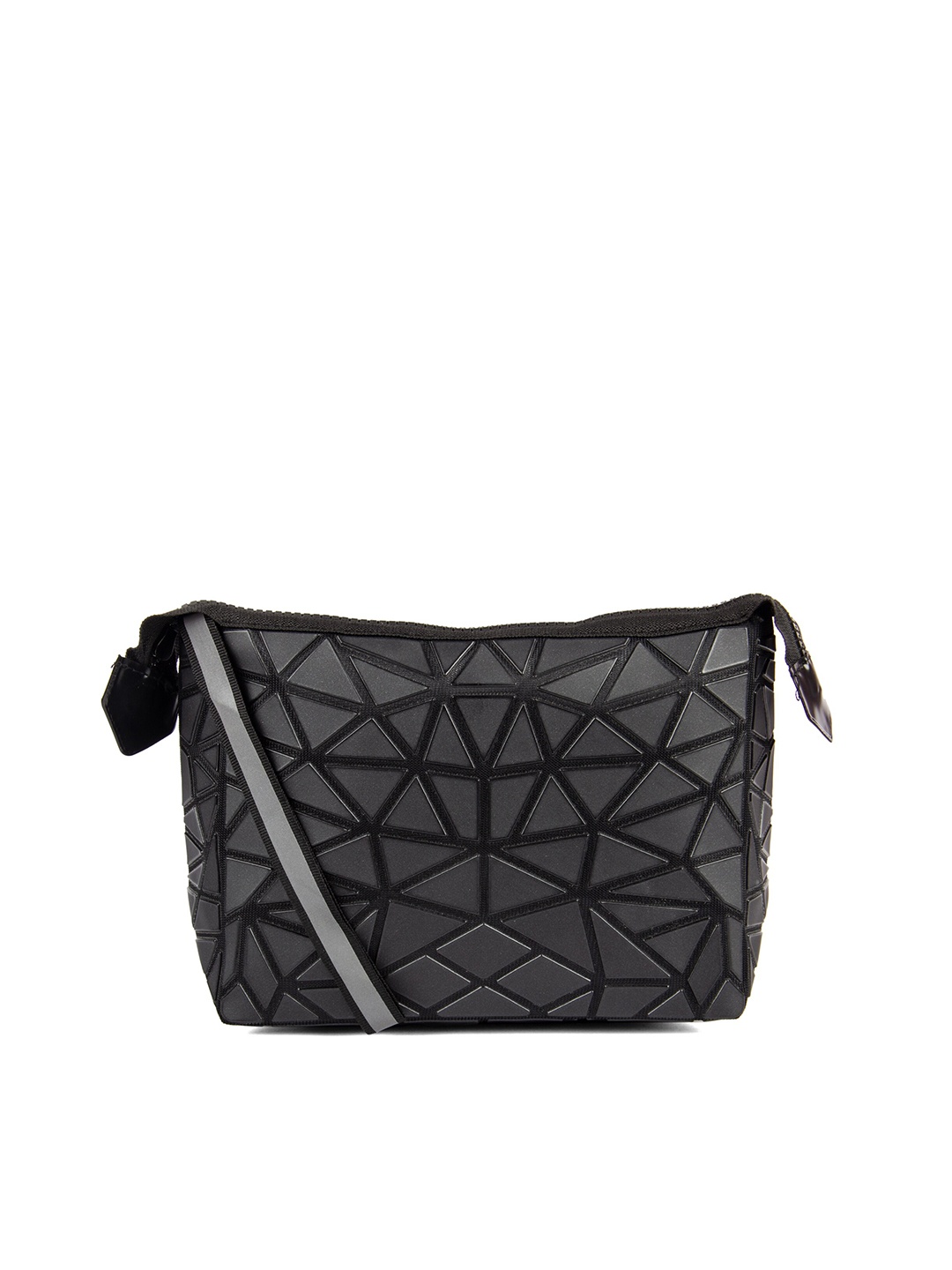 

BAOMI Geometric Bucket Range Grey Color Soft One Size Handbag