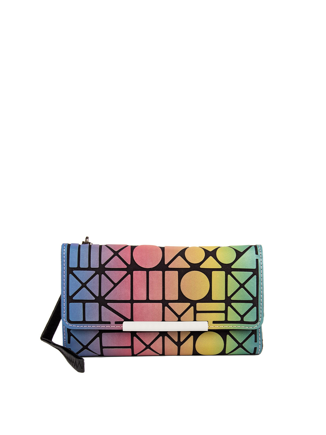 

BAOMI Geometric Range Assorted Color Soft One Size Clutch