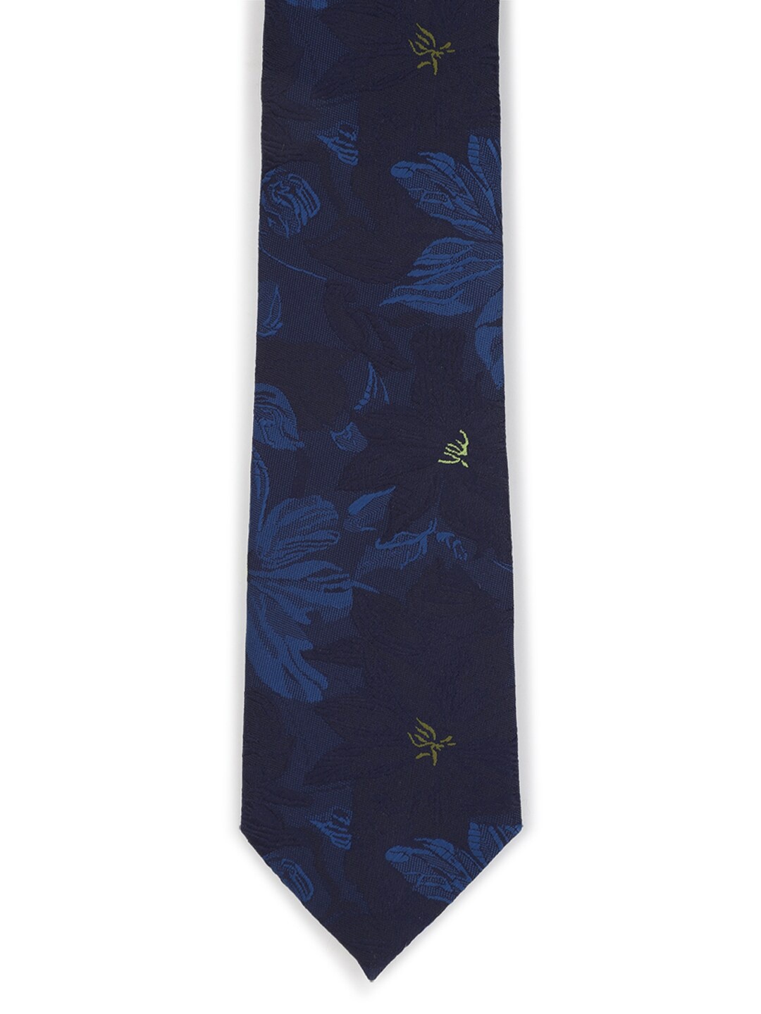 

Louis Philippe Men Navy Blue Printed Broad Tie
