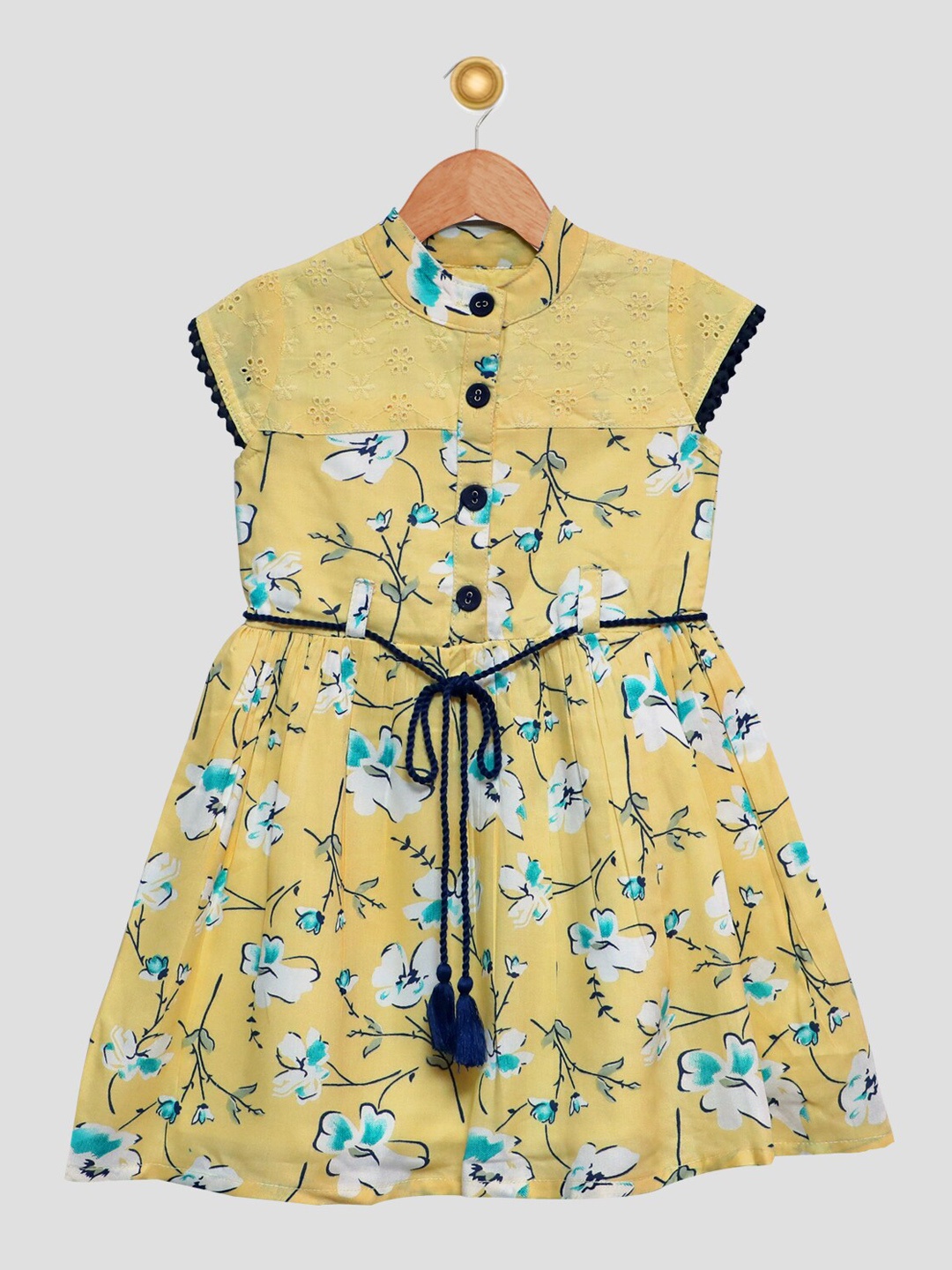 

Bella Moda Girls Multi Floral Fit & Flare Dress