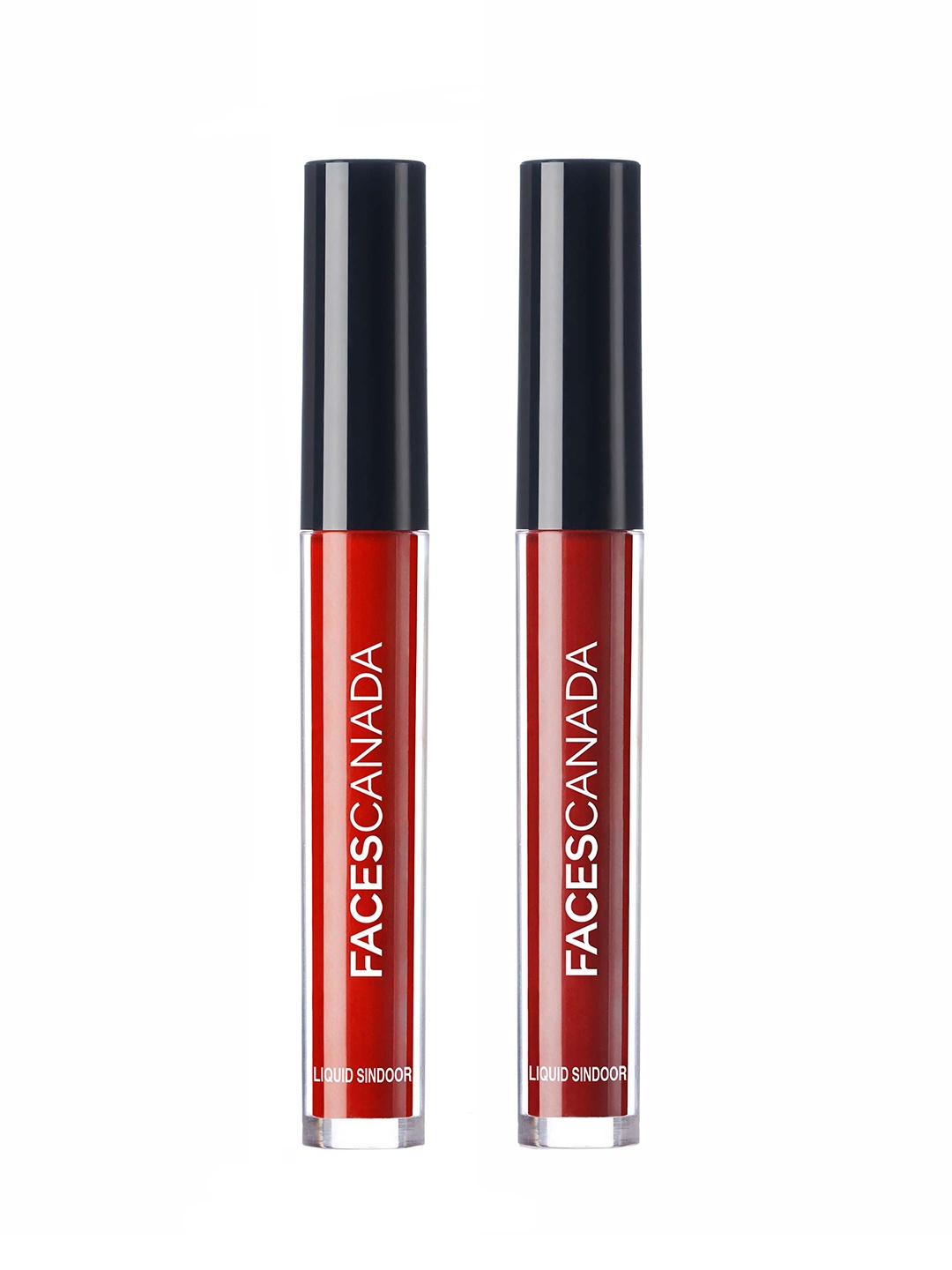 FACES CANADA Set of 2 Waterproof Crease-Proof Liquid Sindoor 2.5ml each - Red & Maroon