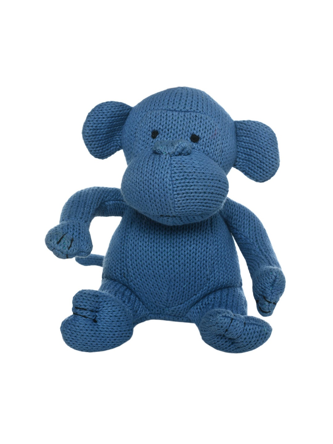 

DukieKooky Unisex Kids Blue Monkey Knitted Soft Toy