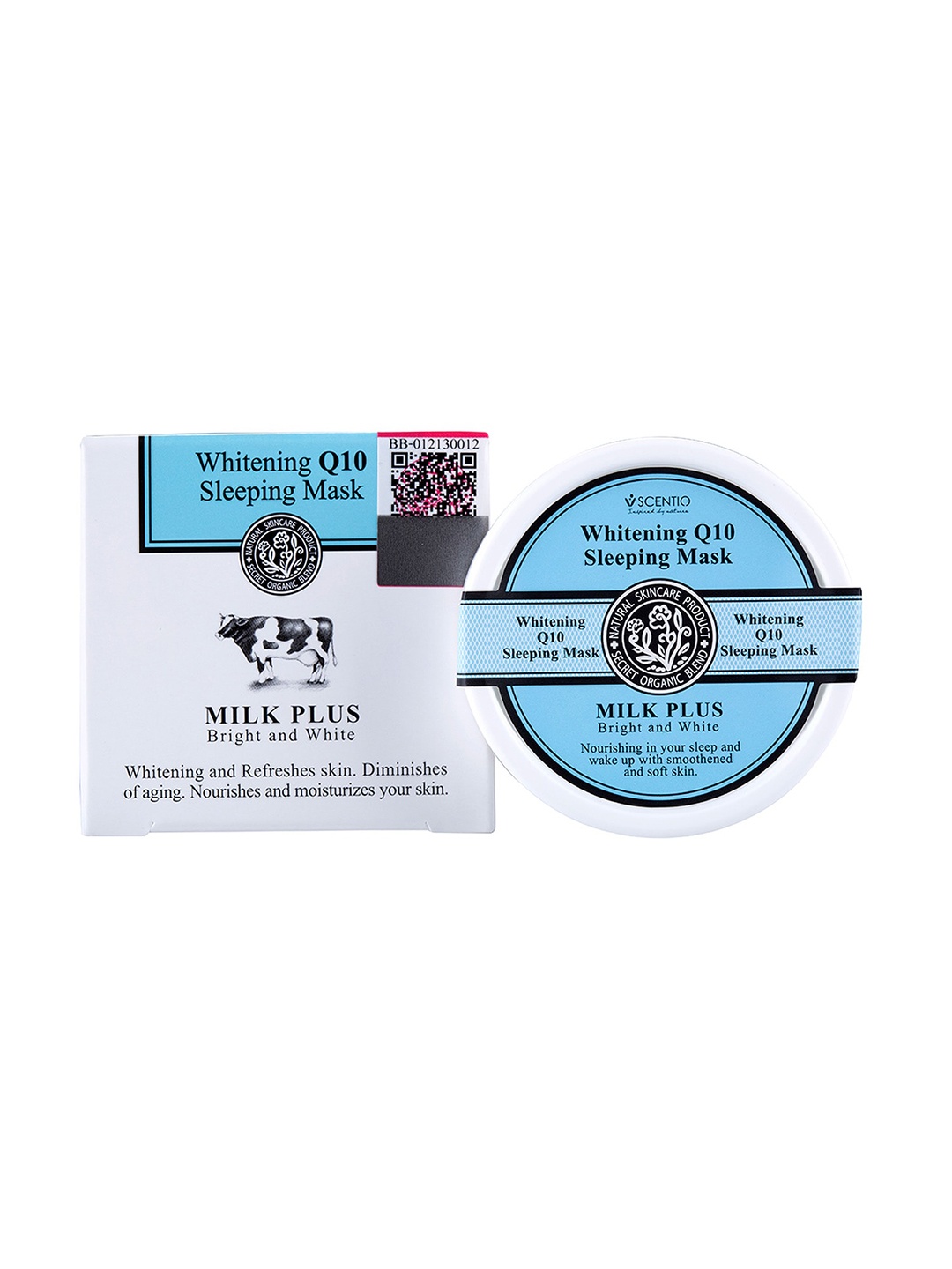 

BEAUTY BUFFET Scentio Milk Plus Whitening Q10 Sleeping Mask 45ml, Na
