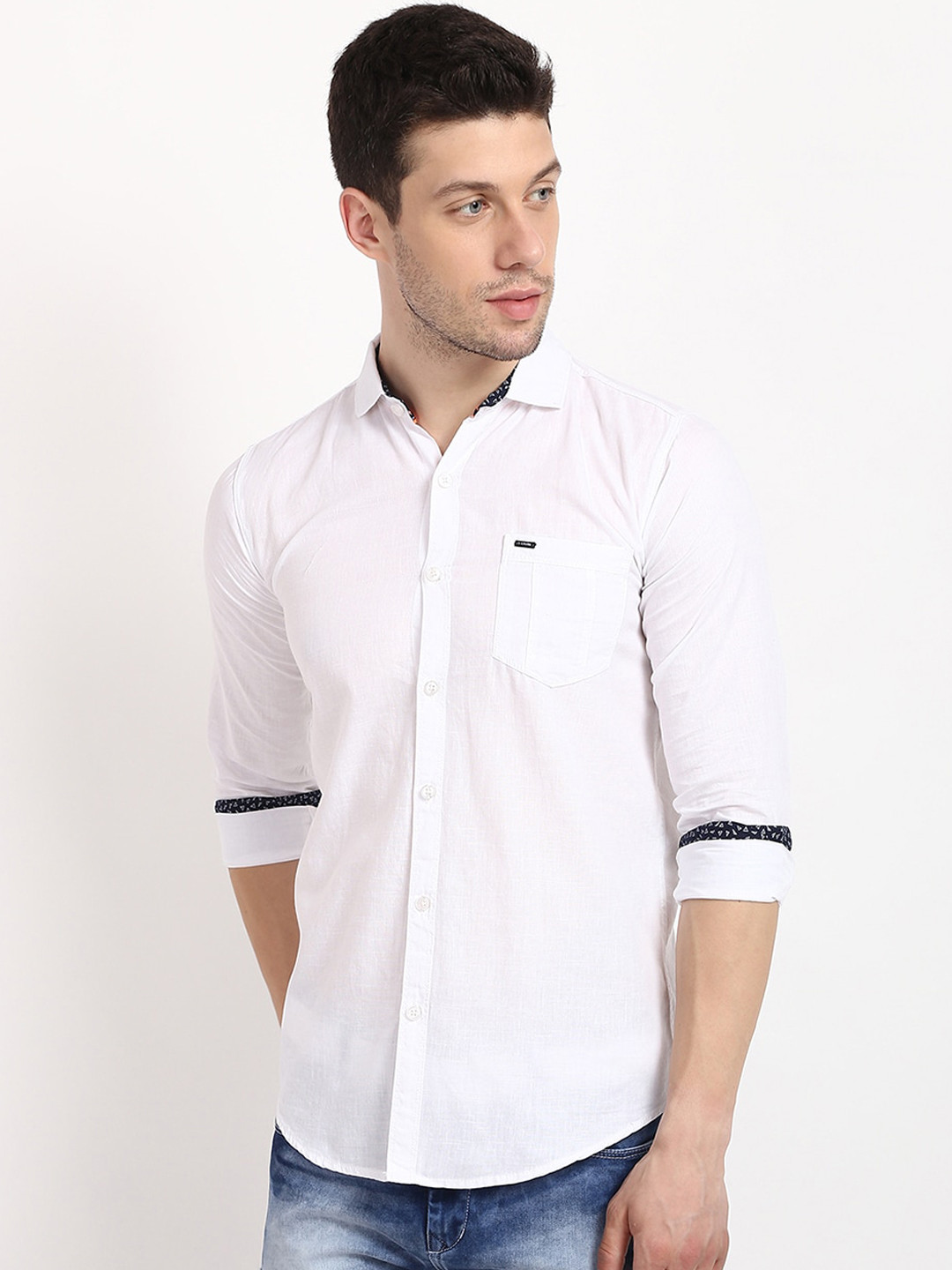 

V2 Value & Variety Men White Casual Shirt